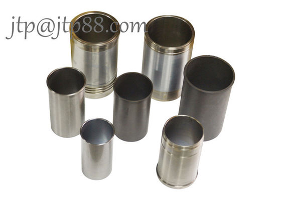 Chemise de cylindre de piston de moteur d'excavatrice, composants de moteur robustes argentés, noirs et gris, adaptés aux applications d'excavatrice