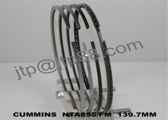 Segments de piston de moteur de la pièce de moteur de Cumins NT855 3801755 139.7mm pour des pièces de moteur de Disel